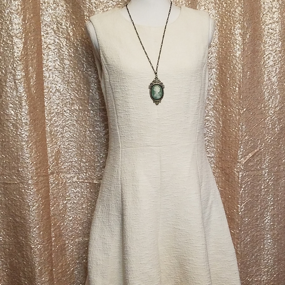 Theory cream dress